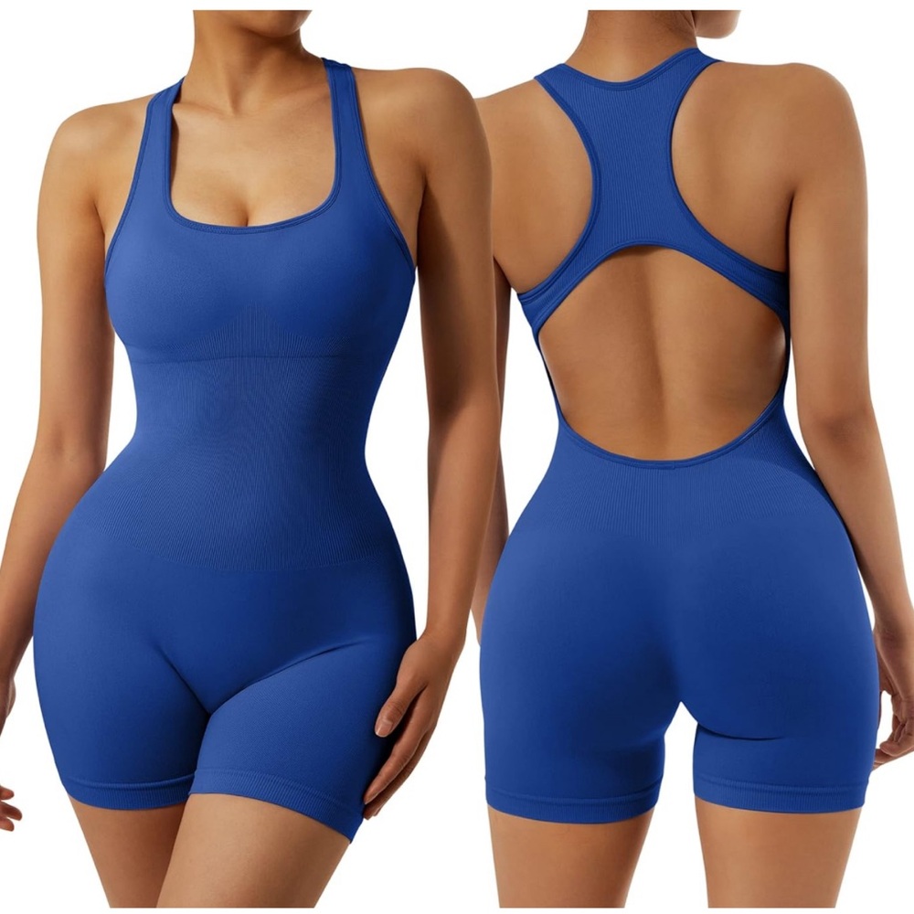 RXRXCOCO  SleevelessBodysuit One Piece Deep Scoop Neck Backless